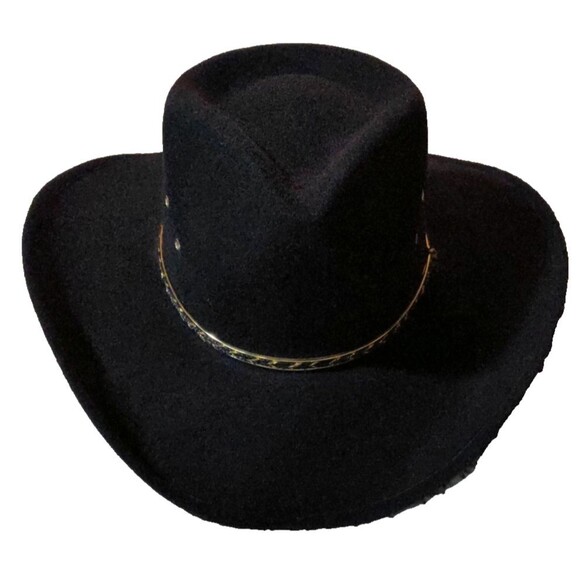 Pigalle Arlop Hat Made In Mexico Black Felt - Picture 1 of 7